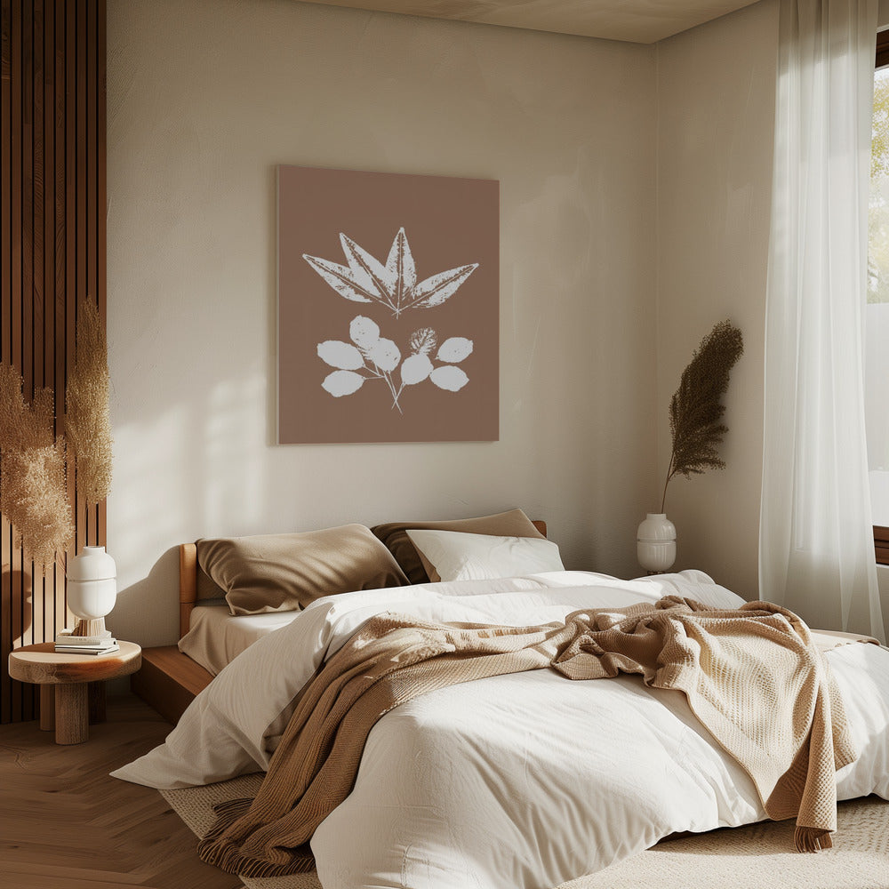 Botanische silhouetten | Canvas