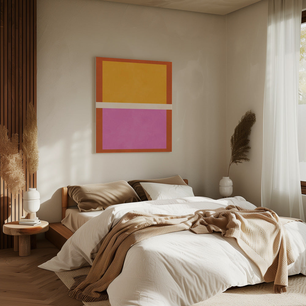 Gedurfde geometrische blokken | Canvas