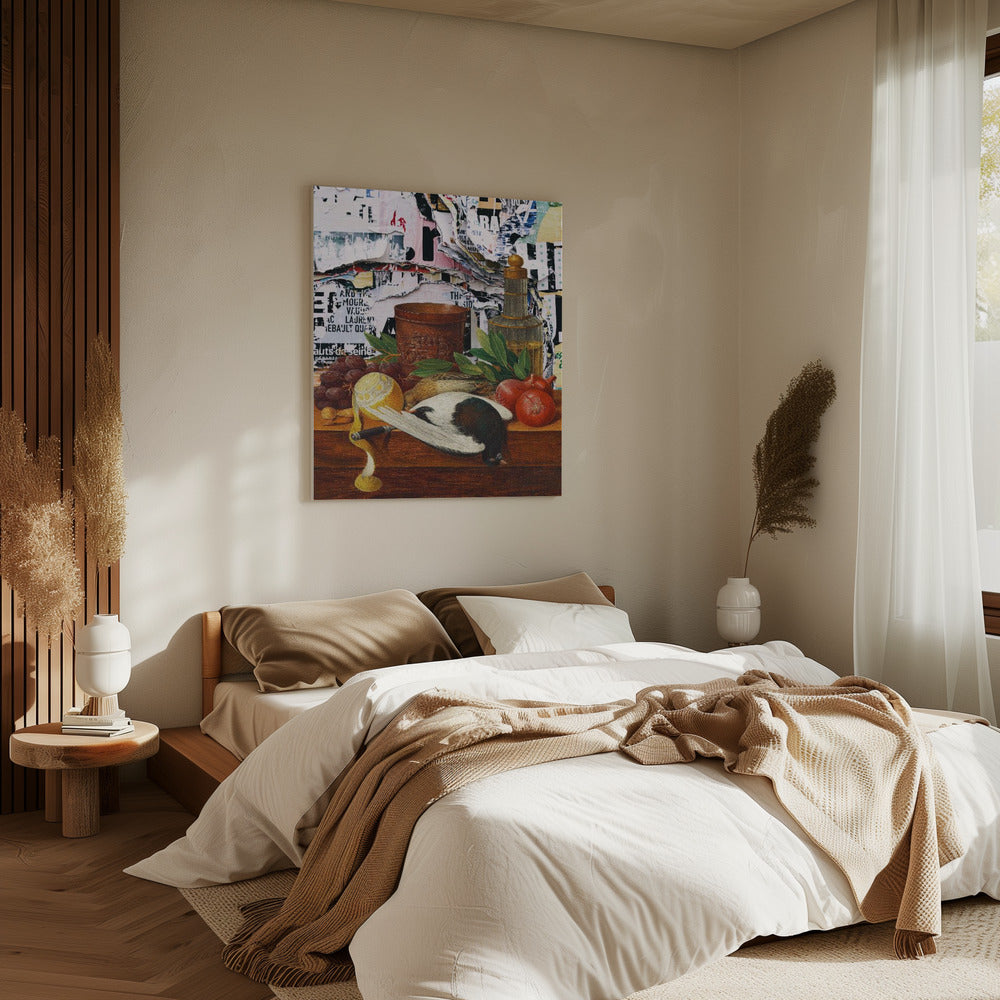 Stilleven Oud en Nieuw Gecombineerd | Canvas