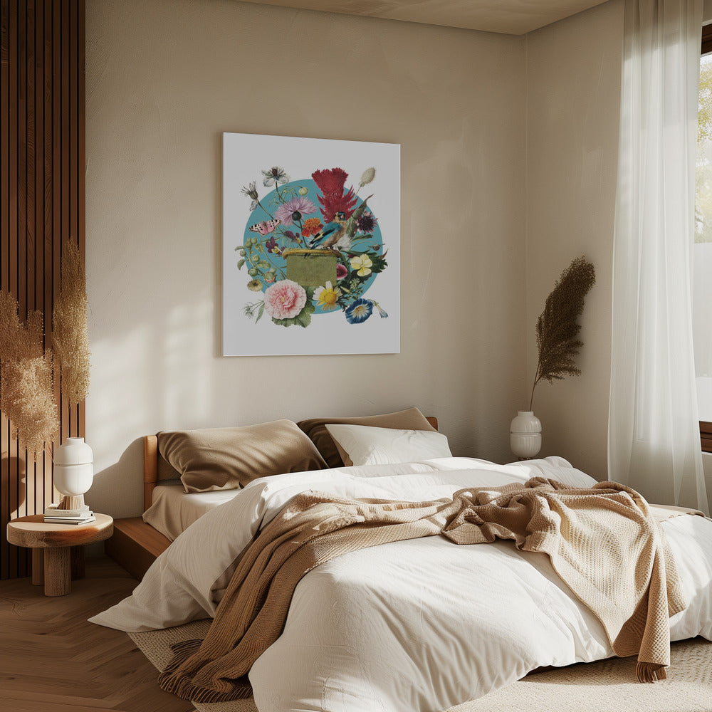Kleurrijke bloeiharmonie | Canvas