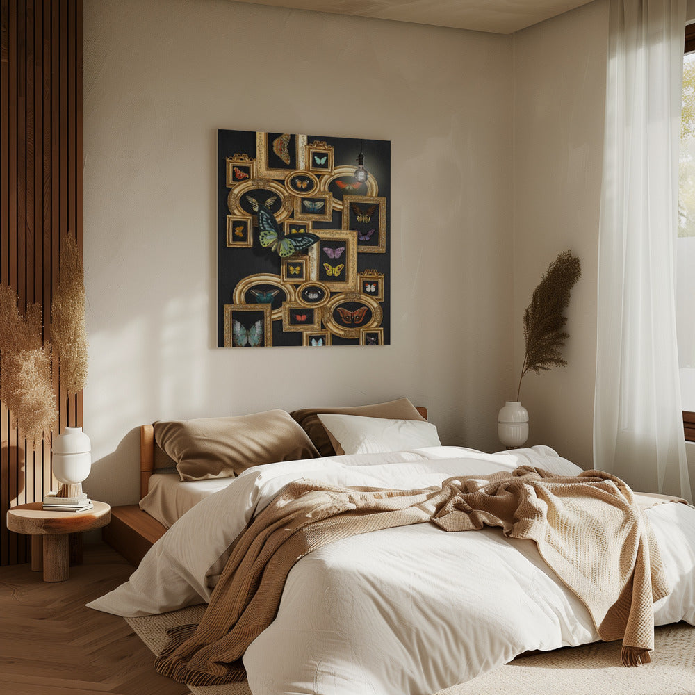 Een verzameling vlinders | Canvas