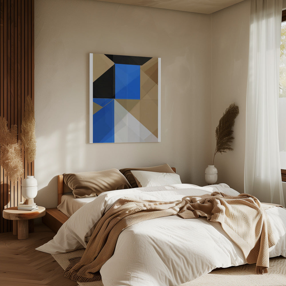 Kobaltgeometrie | Canvas