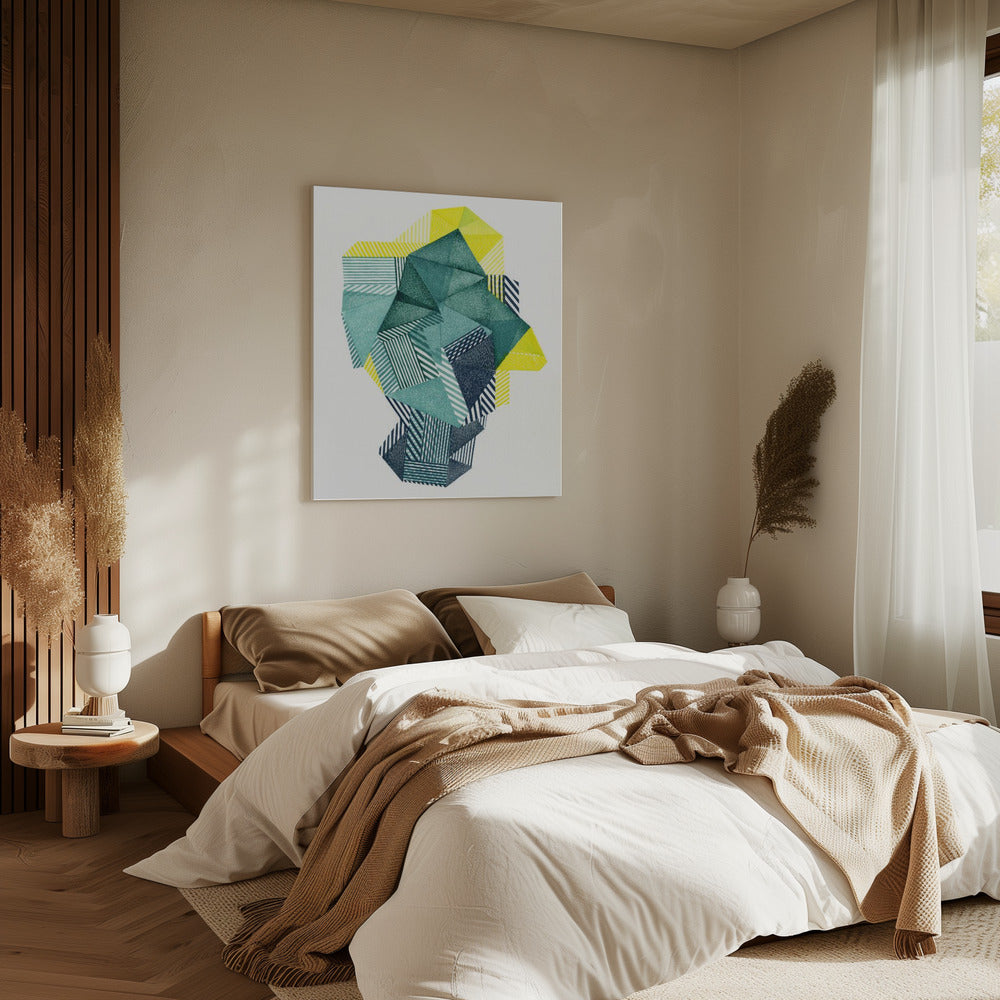 Veelhoekige vorm V. | Canvas