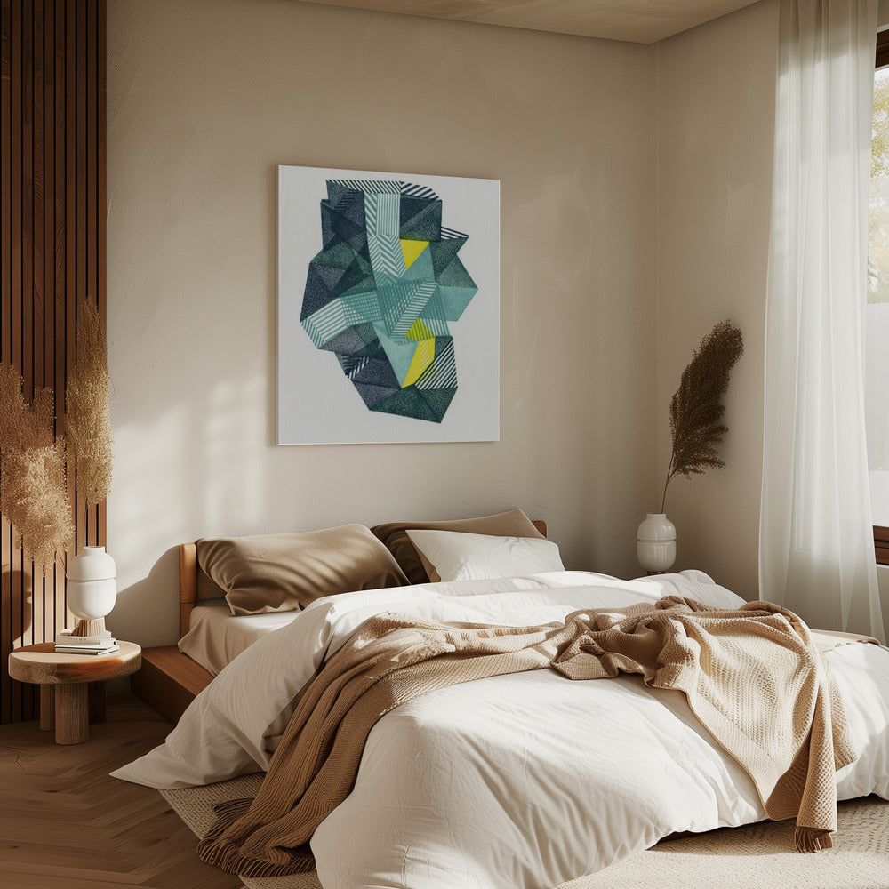 Veelhoekige vorm IV. | Canvas