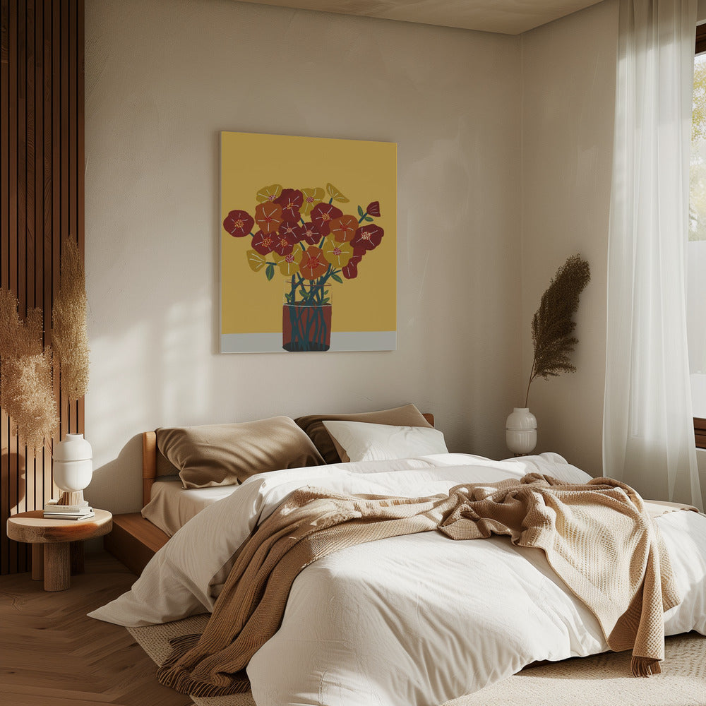 Floral flowers in vase | Canvas