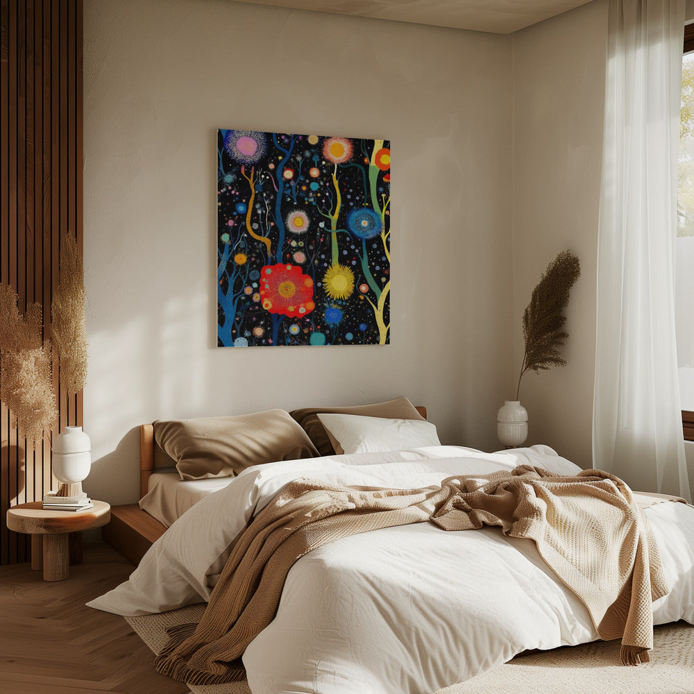 Levendige Hemelse Tuin | Canvas
