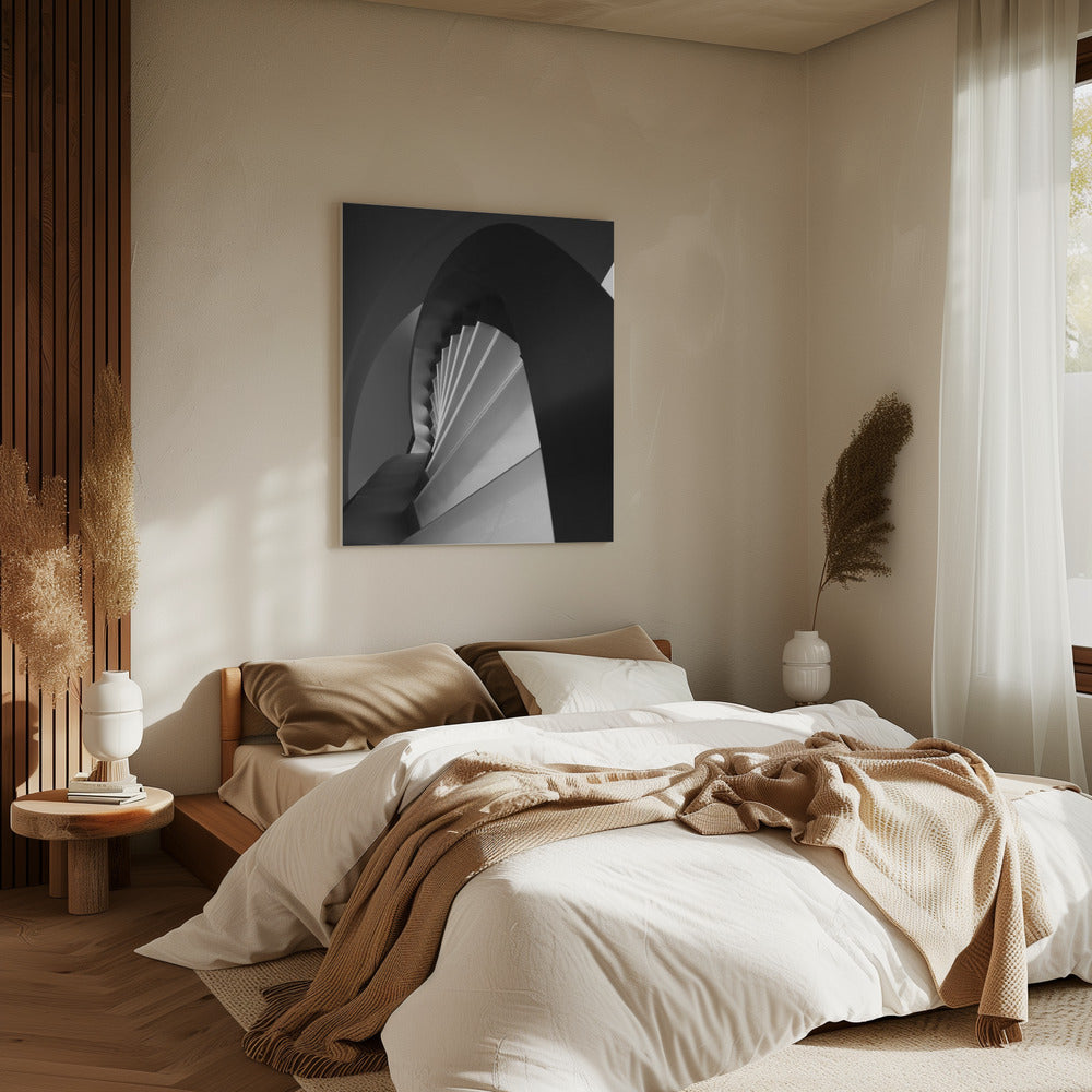 Rechte en gebogen lijnen | Canvas