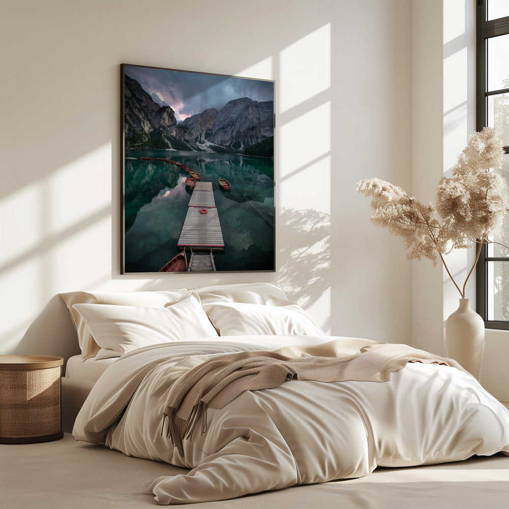 Braies-reflecties | Poster
