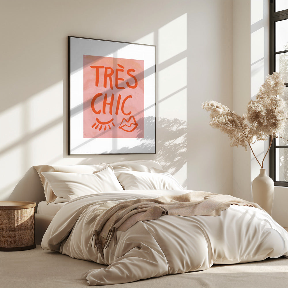 Très Chic Roze Frame | Poster