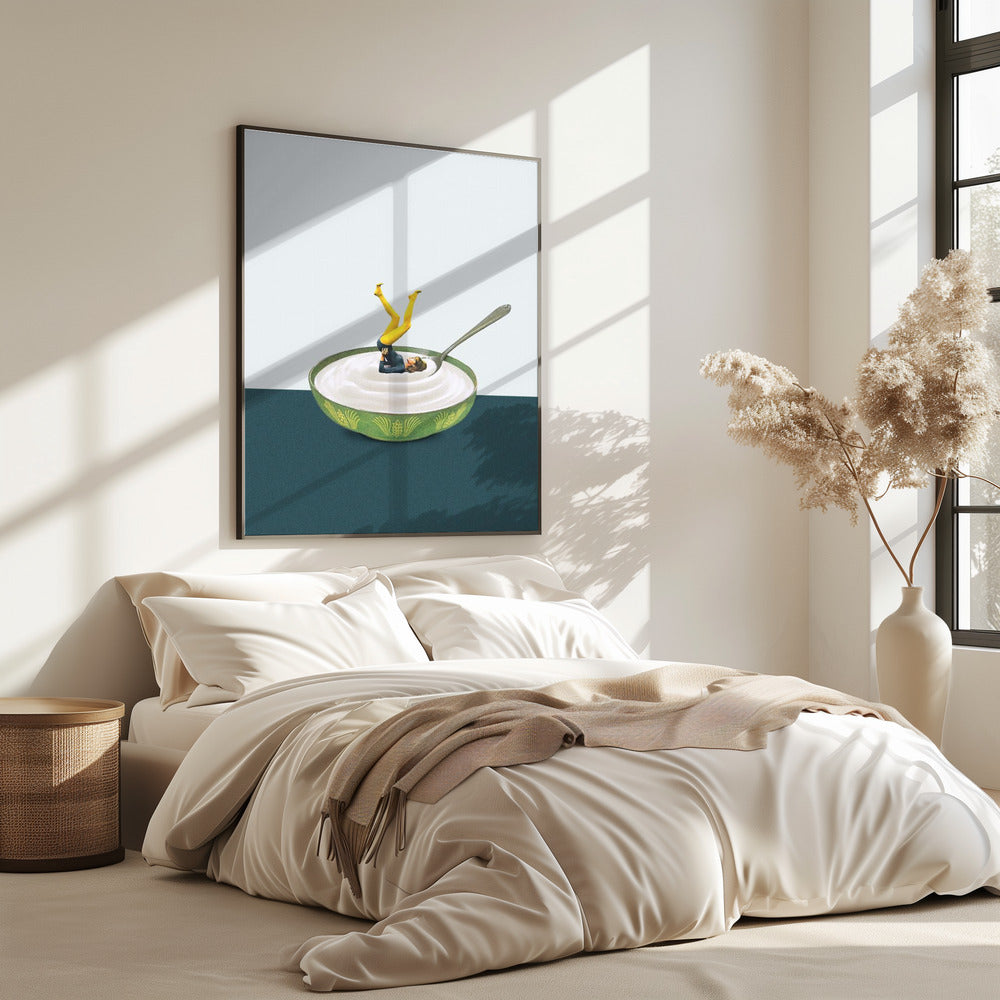 Yoga in mijn yoghurt | Poster