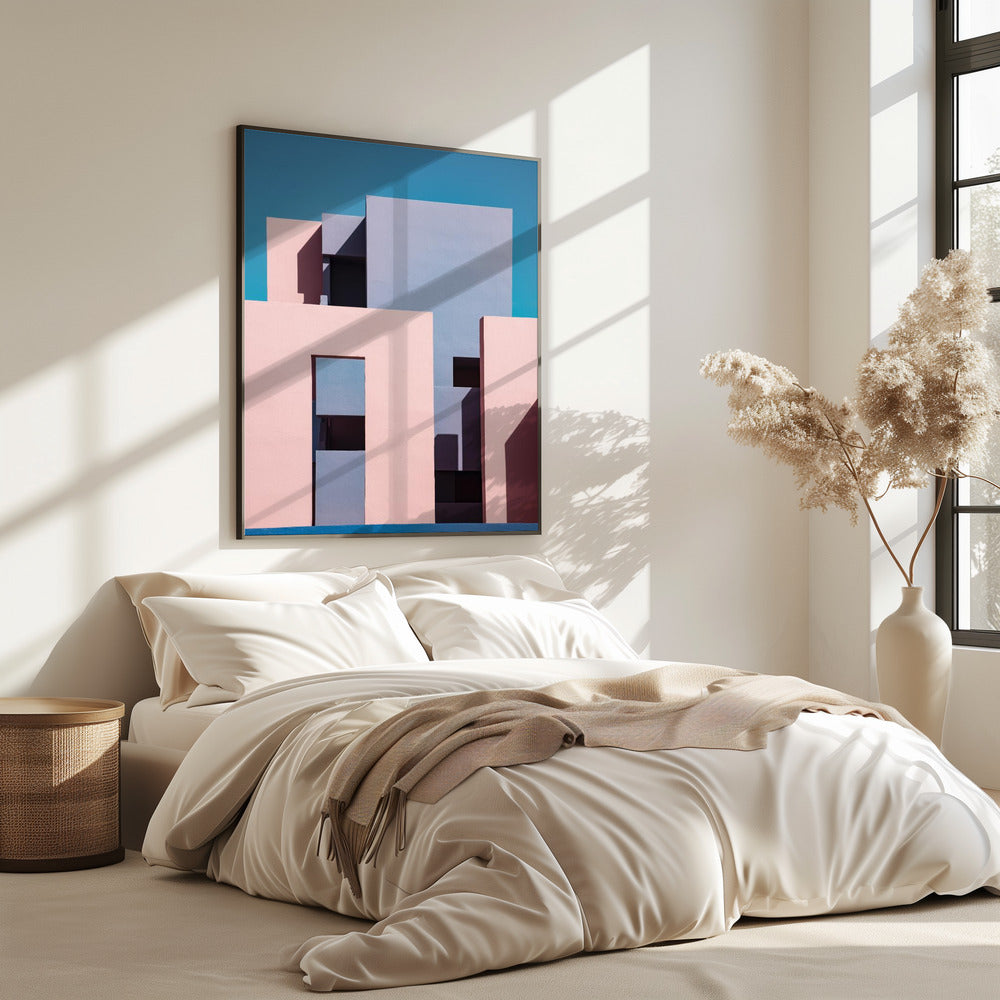 Muurschildering Rood #1 | Poster