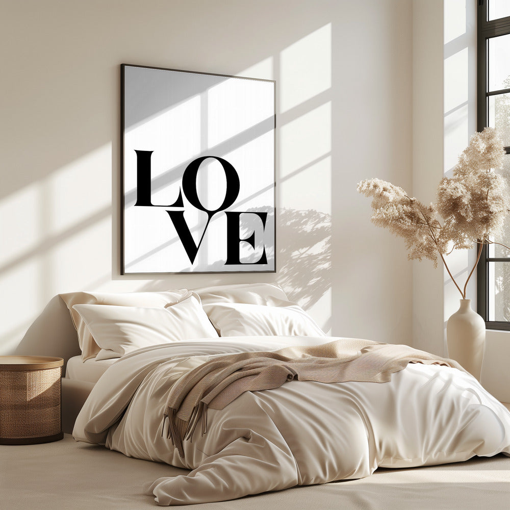 Gedurfde liefdestypografie | Poster