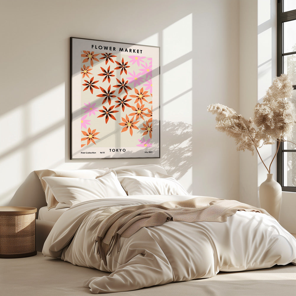 Bloemenmarkt Tokio | Poster