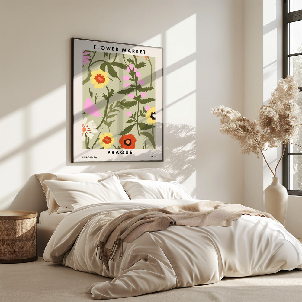 Flower Market Prague | Poster
