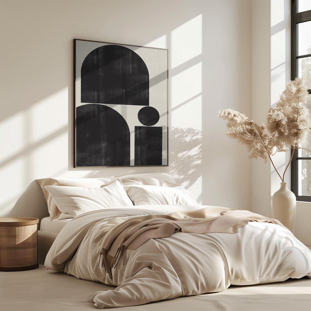 Geometrische stilte | Poster