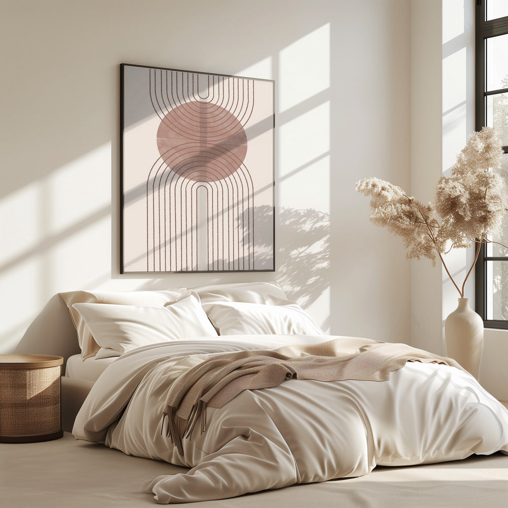 Gebogen paden | Poster