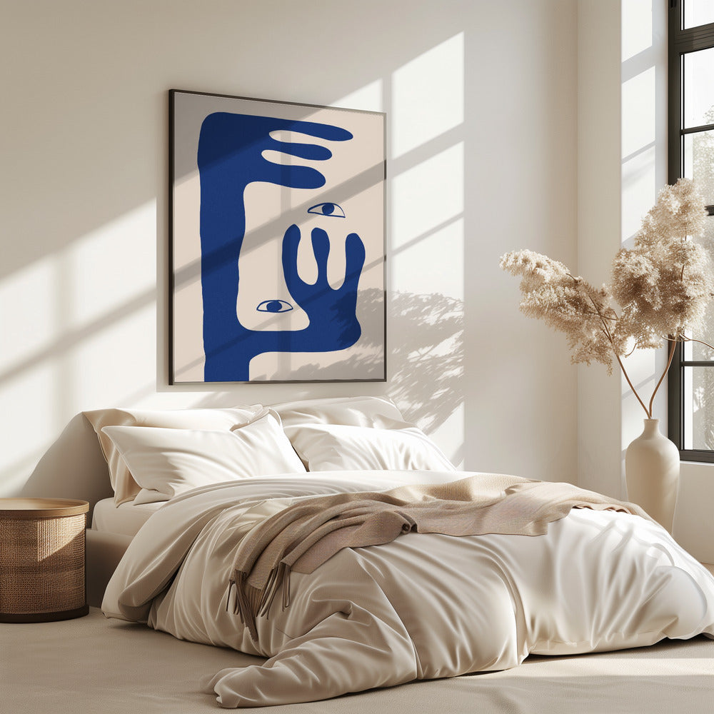 Abstract Gezicht Nr. 1. | Poster