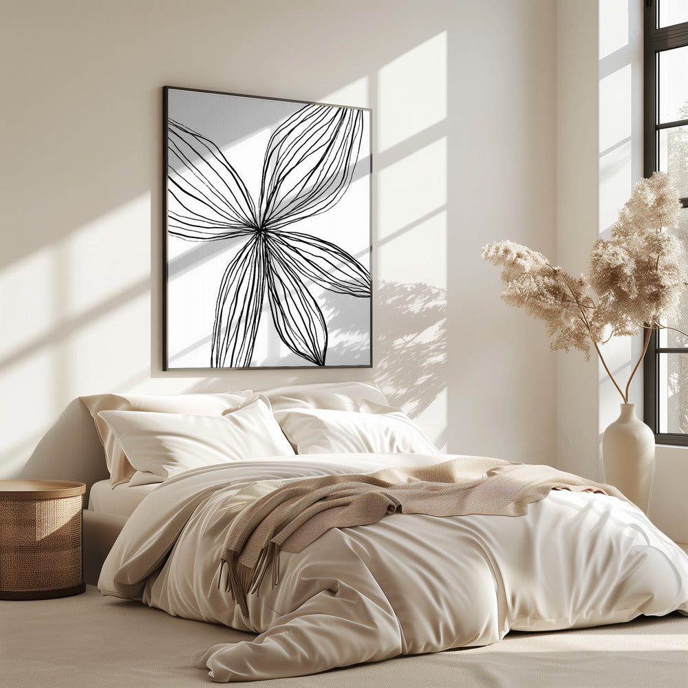 Elegante bloemblaadjes | Poster