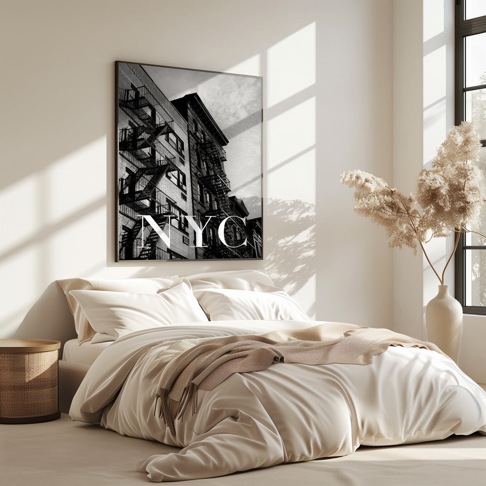 Brandtrappen in NYC 2 | Poster