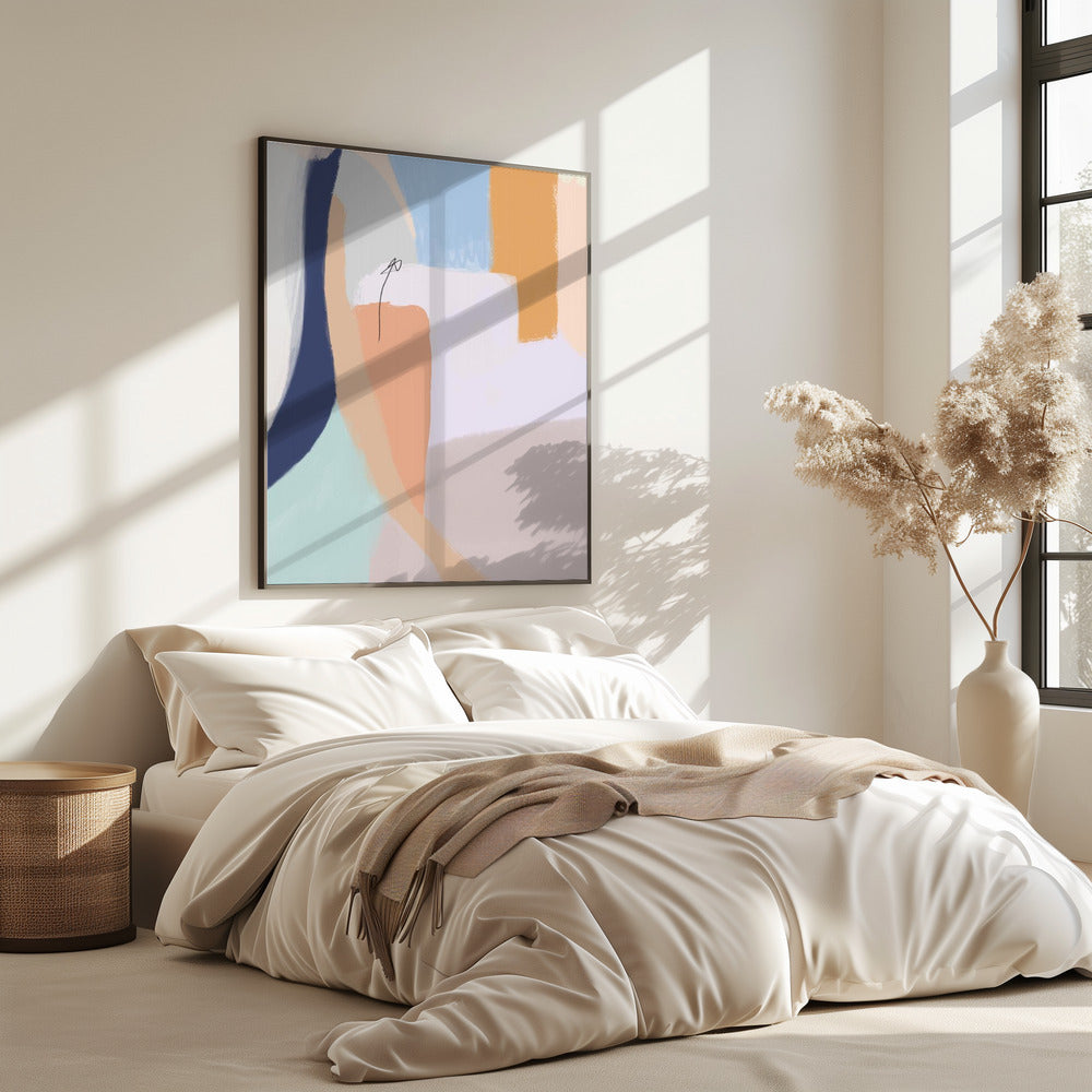 Soft Pastel Hues and Bold Brushstrokes | Poster