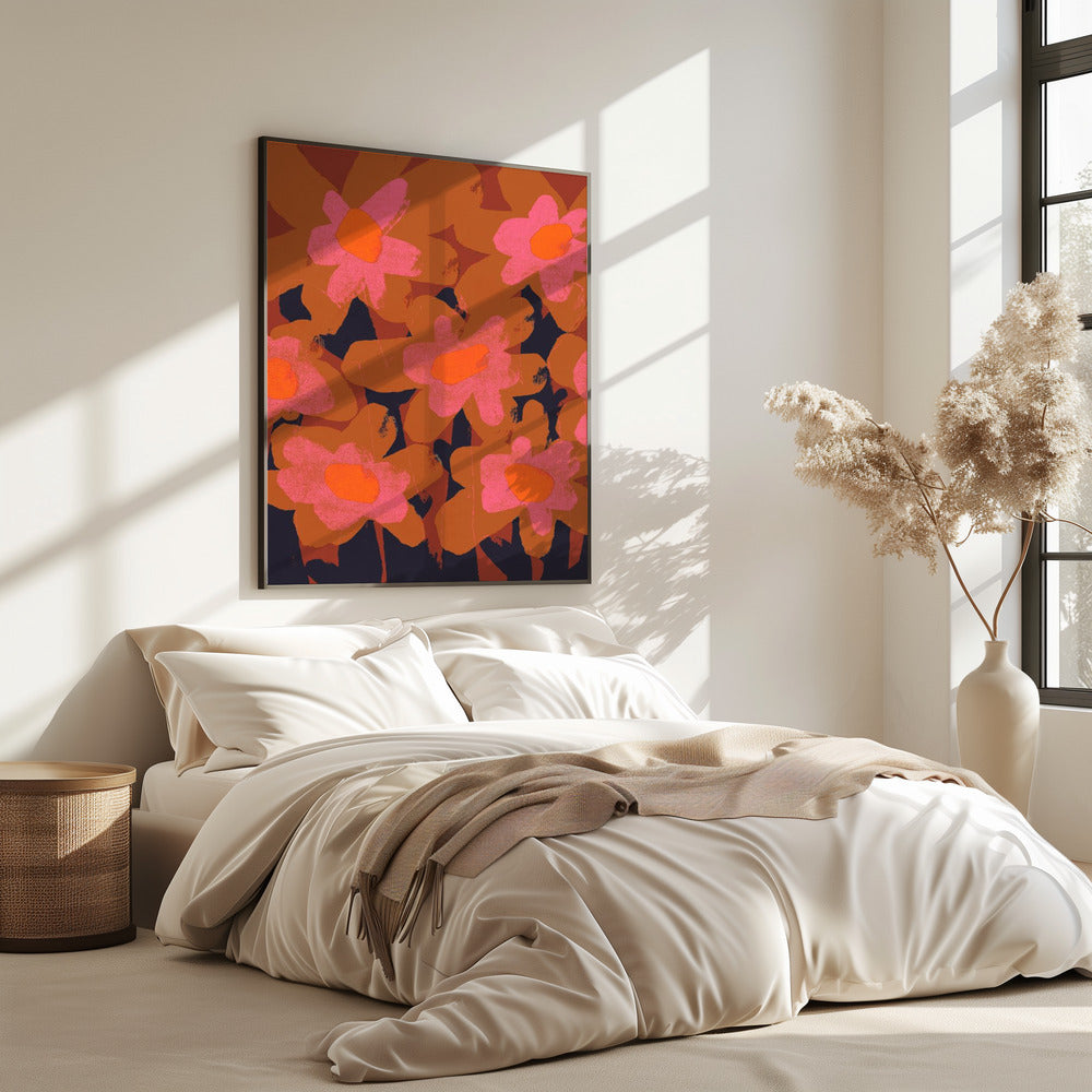 Levendige bloemen | Poster