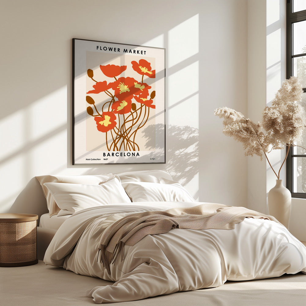Flower Market. Barcelona | Poster