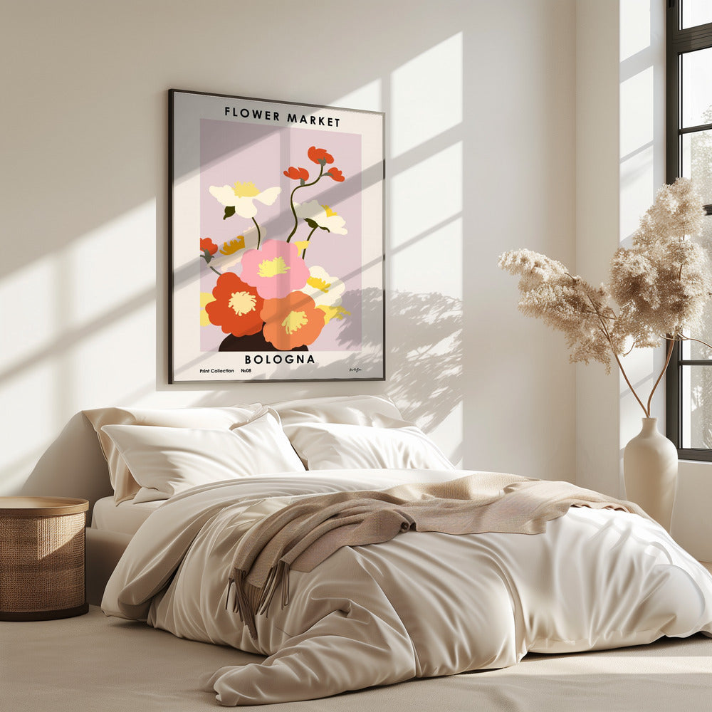 Flower Market. Bologna | Poster
