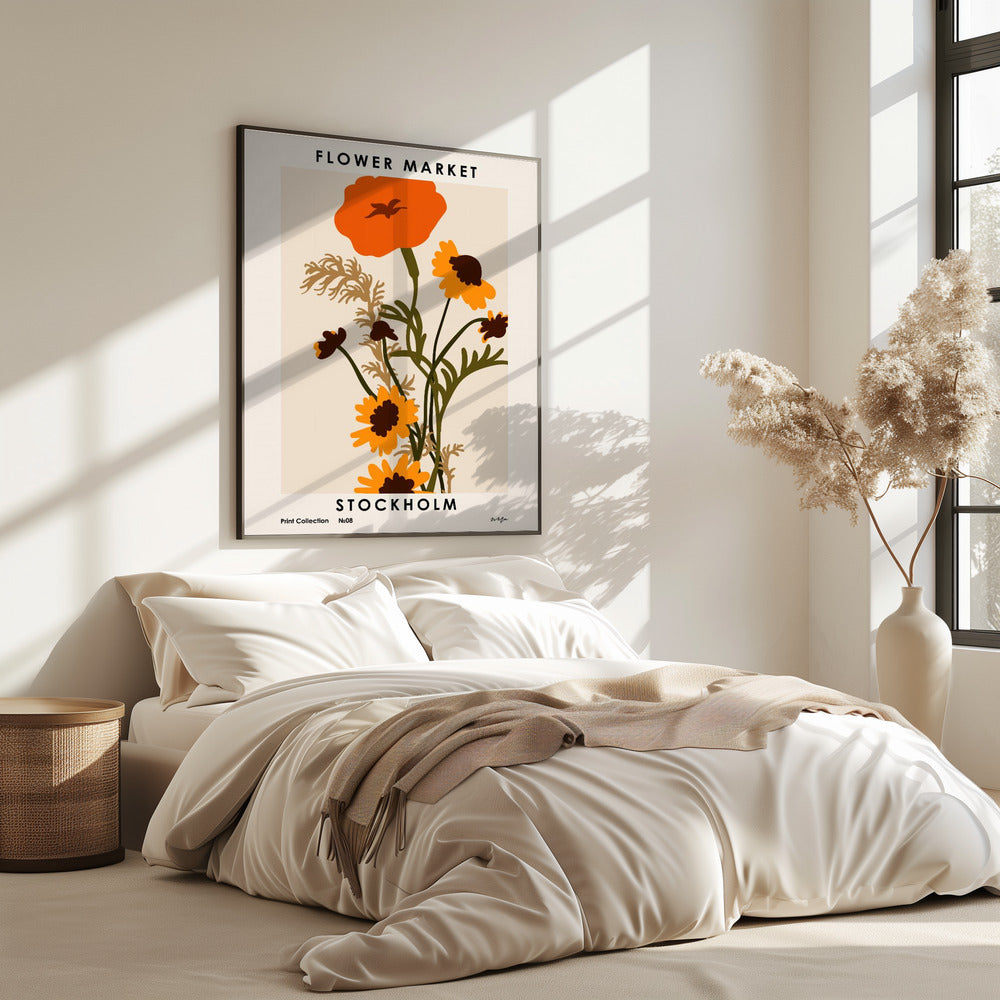 Flower Market. Stockholm | Poster