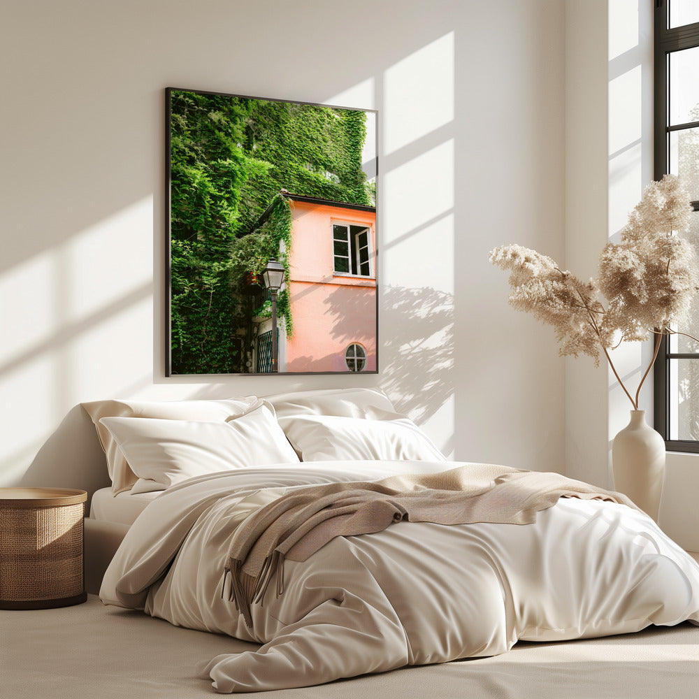 Groen en roze || Montmartre Parijs | Poster