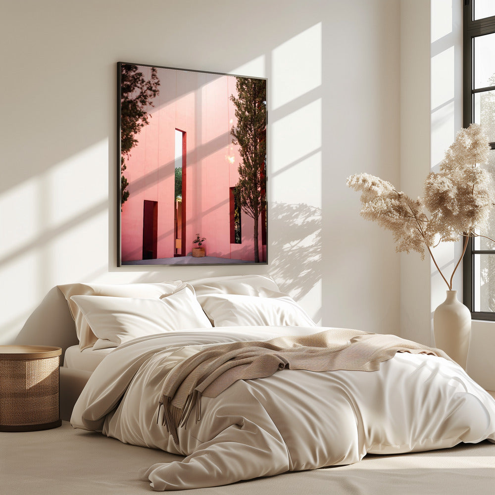 Muurschildering Rood | Poster