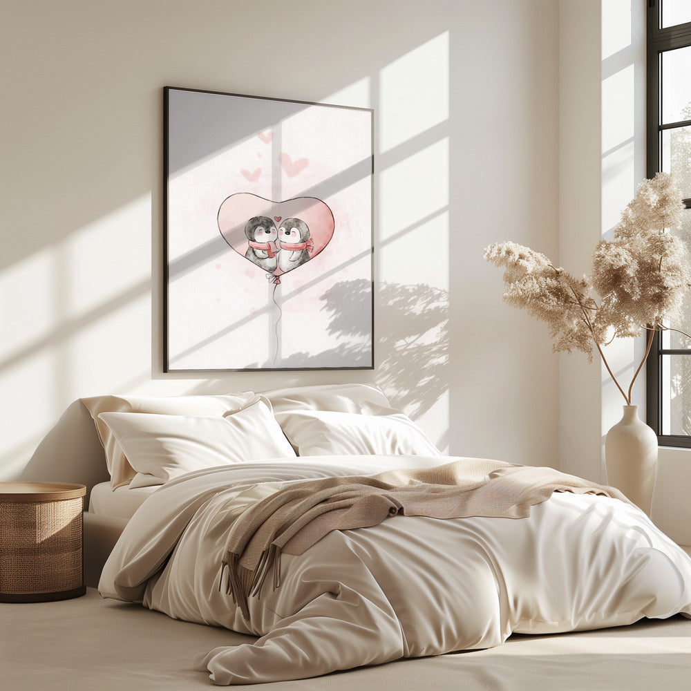 Penguin in love | Poster