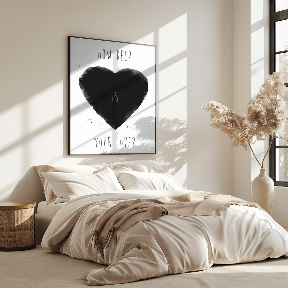 Hoe diep is jouw liefde | Poster