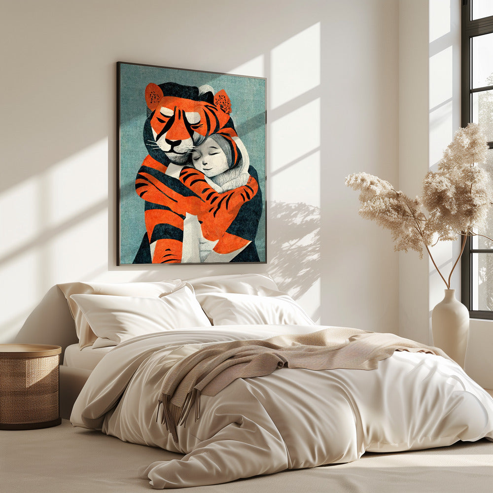 De omhelzing van de tijger | Poster