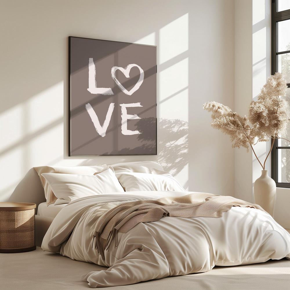 LOVE Toothy Brown | Poster