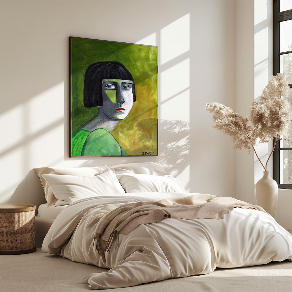 Dame met de Look | Poster