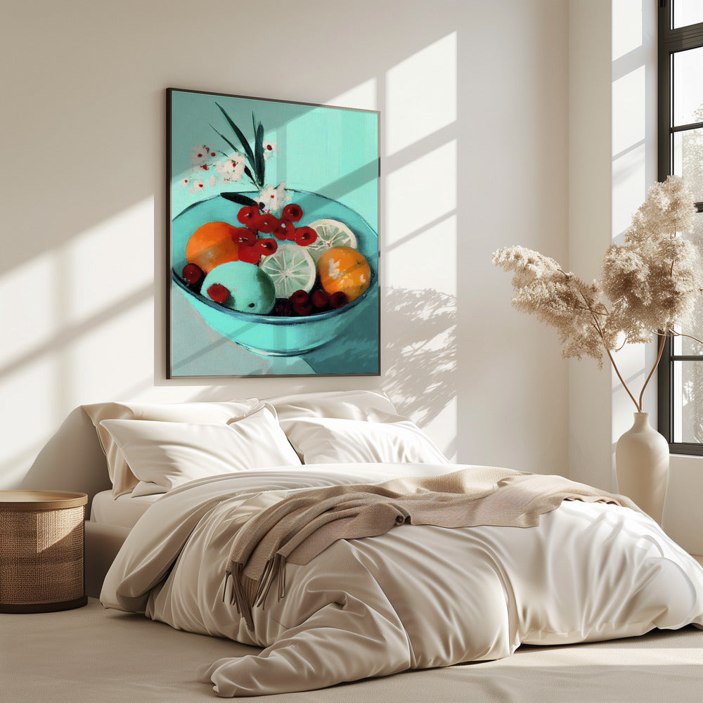 Vibrant Fruit Bowl | Poster