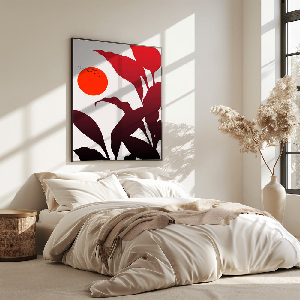 Tropische zonsondergang | Poster
