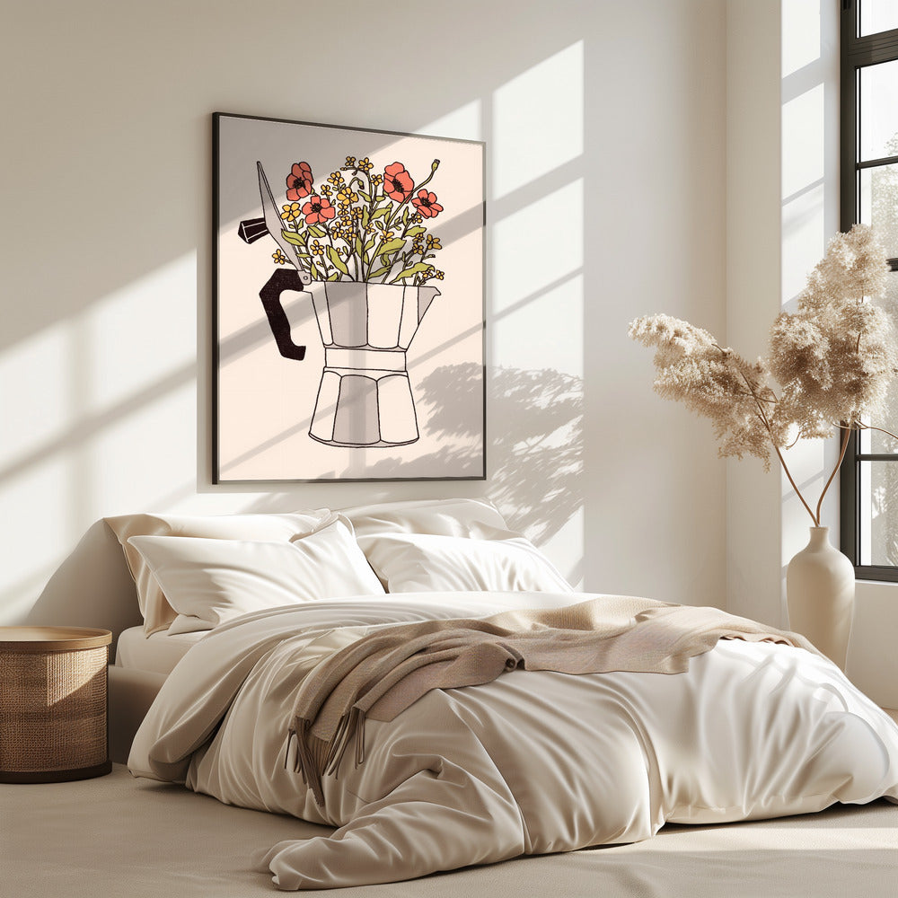 Moka Bloemen | Poster