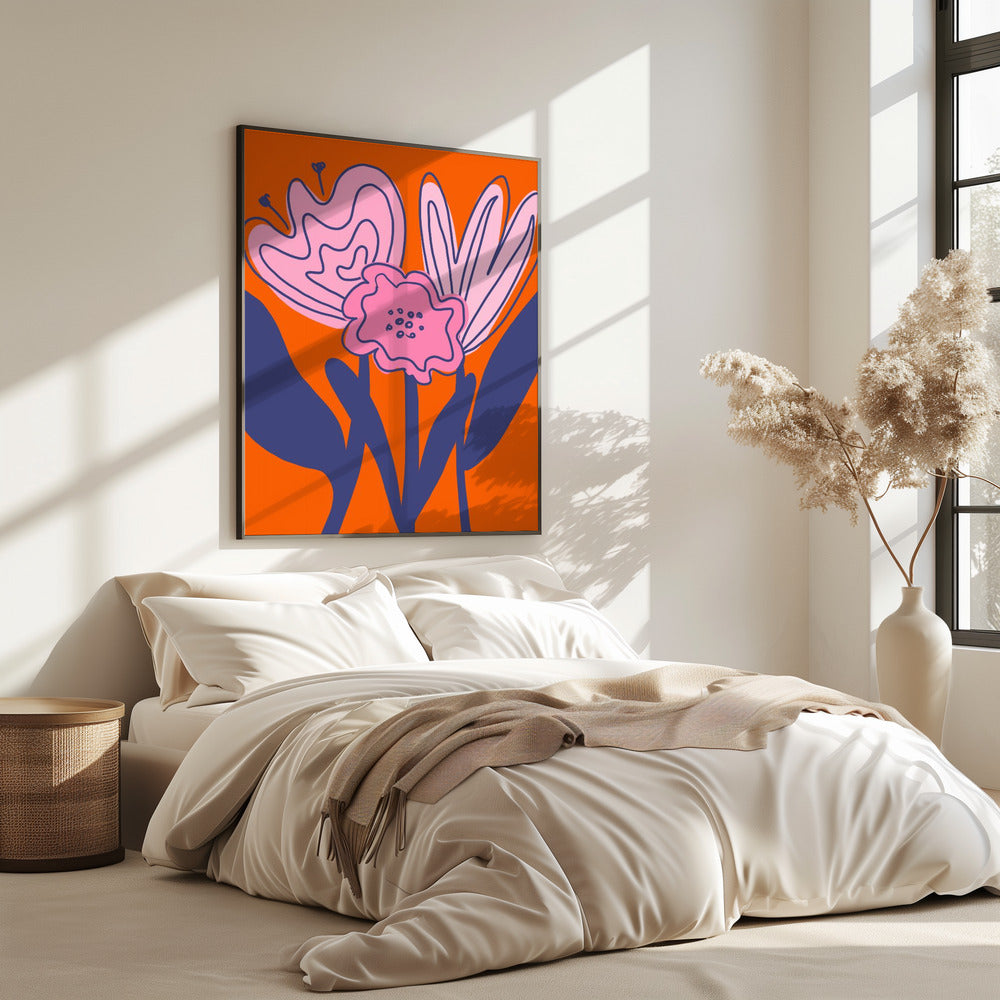 Gedurfde bloemenelegantie | Poster