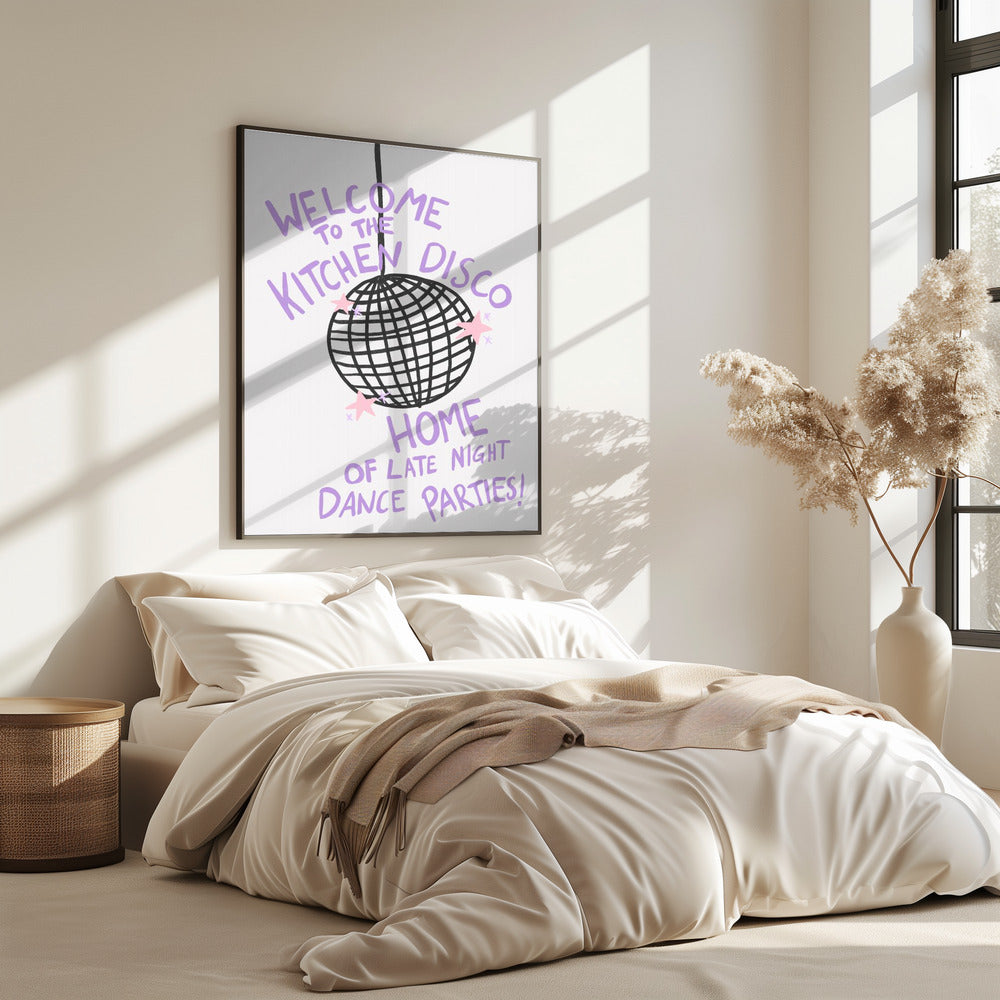 Keuken Disco Vibes | Poster