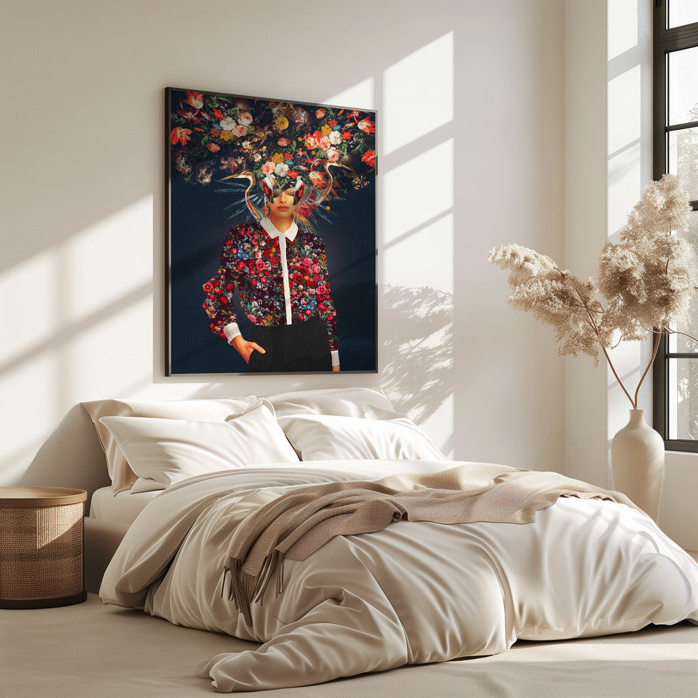 Je hoofd zat vol kleuren zonder namen | Poster