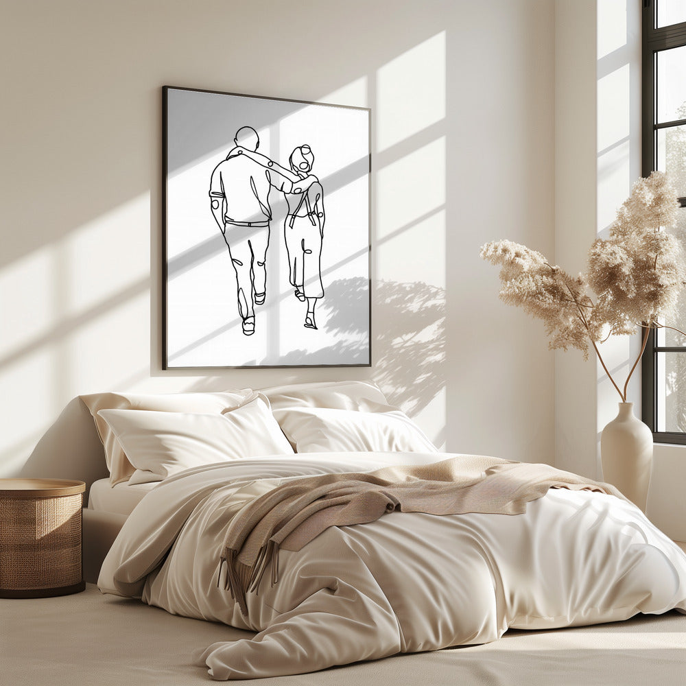 Wandelen met vrienden | Poster