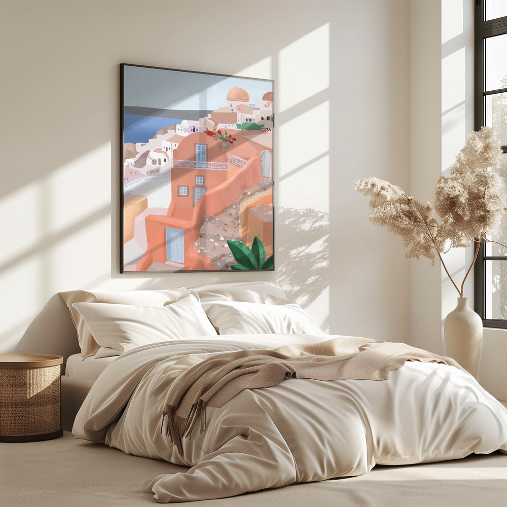 Santorini, Griekenland | Poster