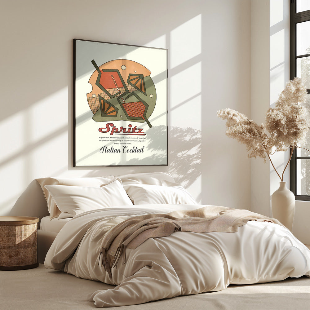 Geometrische spritzprint | Poster