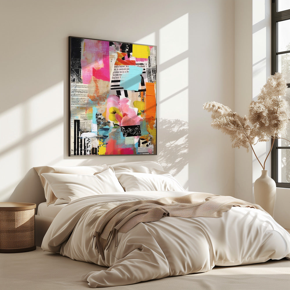 Urban Flower Collage | Poster
