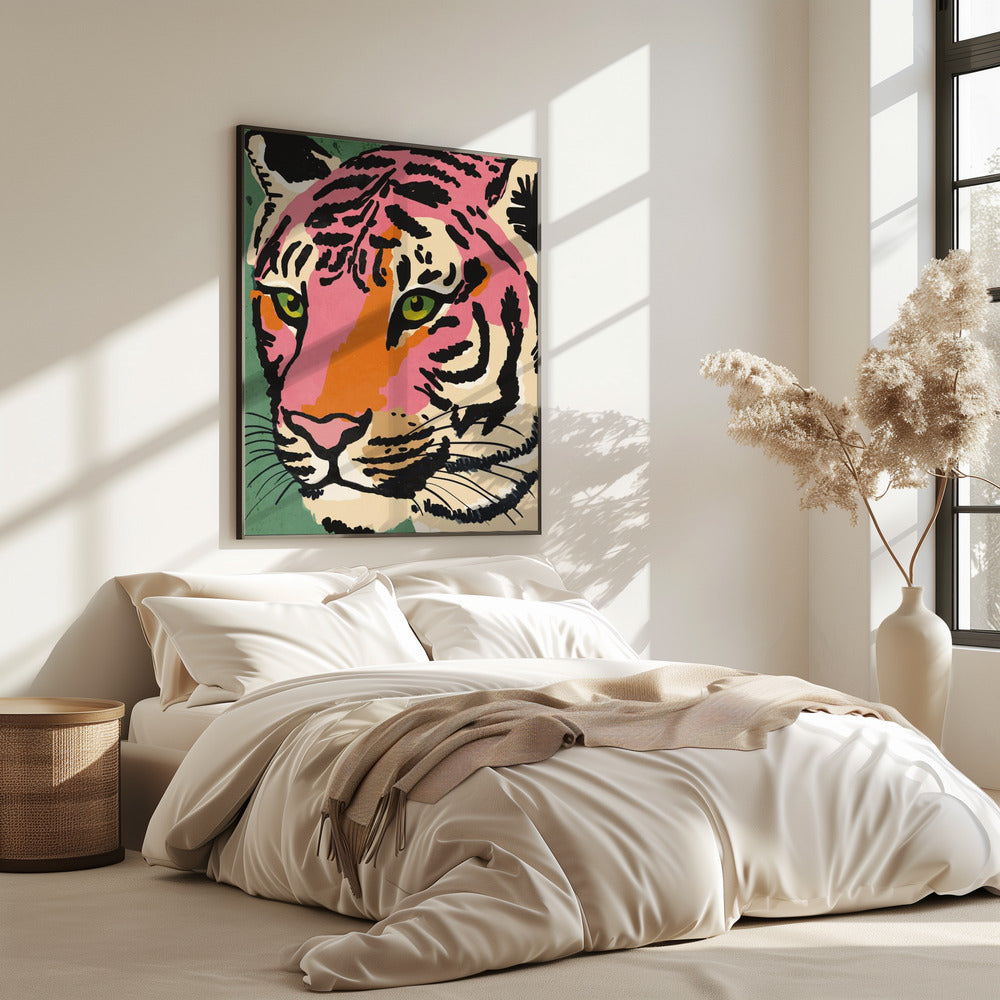 Vibrant Tiger Gaze | Poster