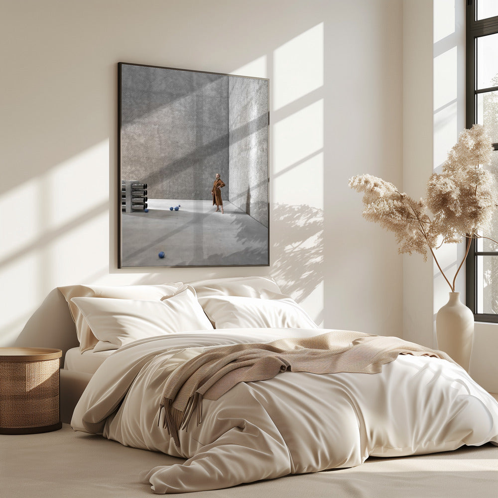 Poseren op beton | Poster