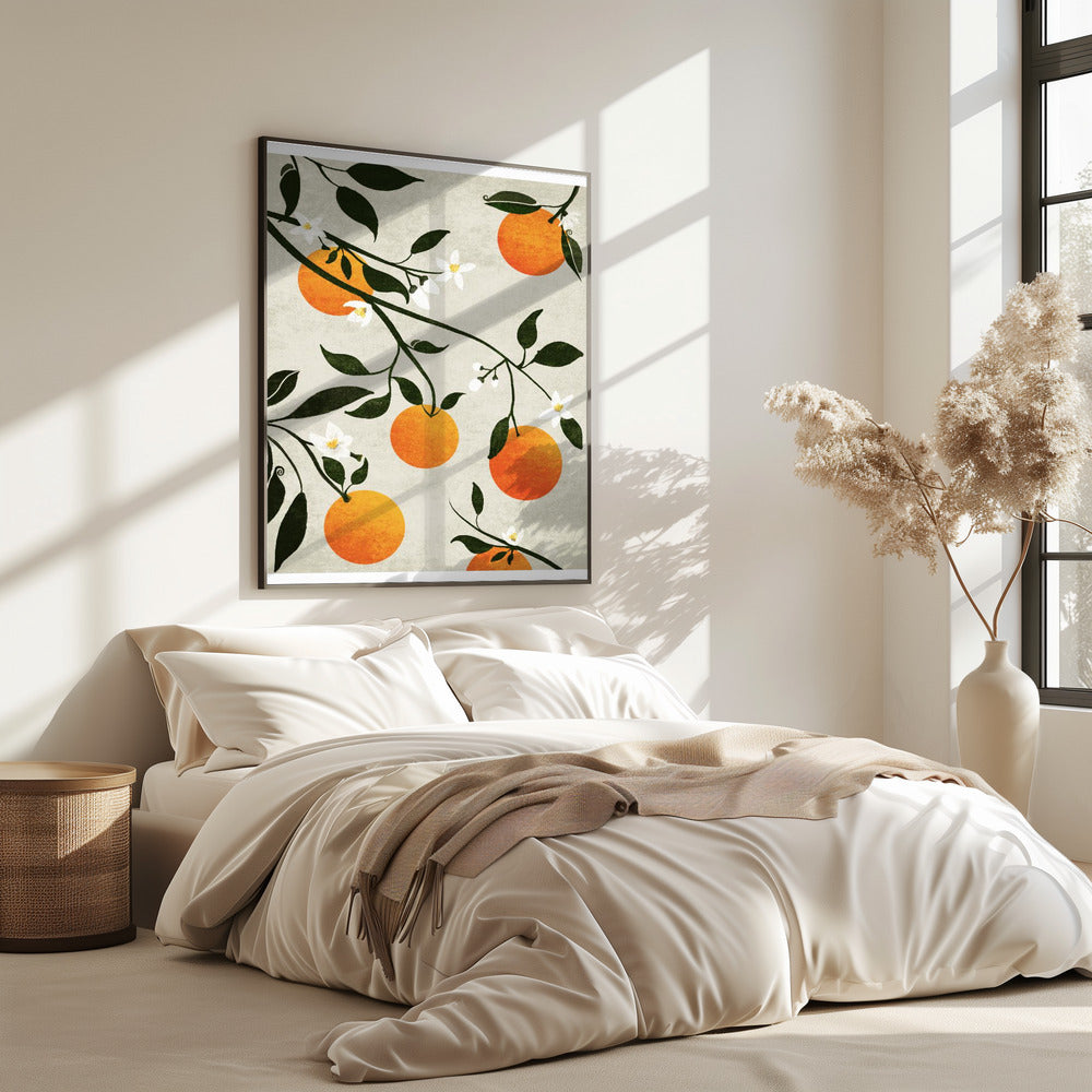 Sinaasappels in bloei | Poster