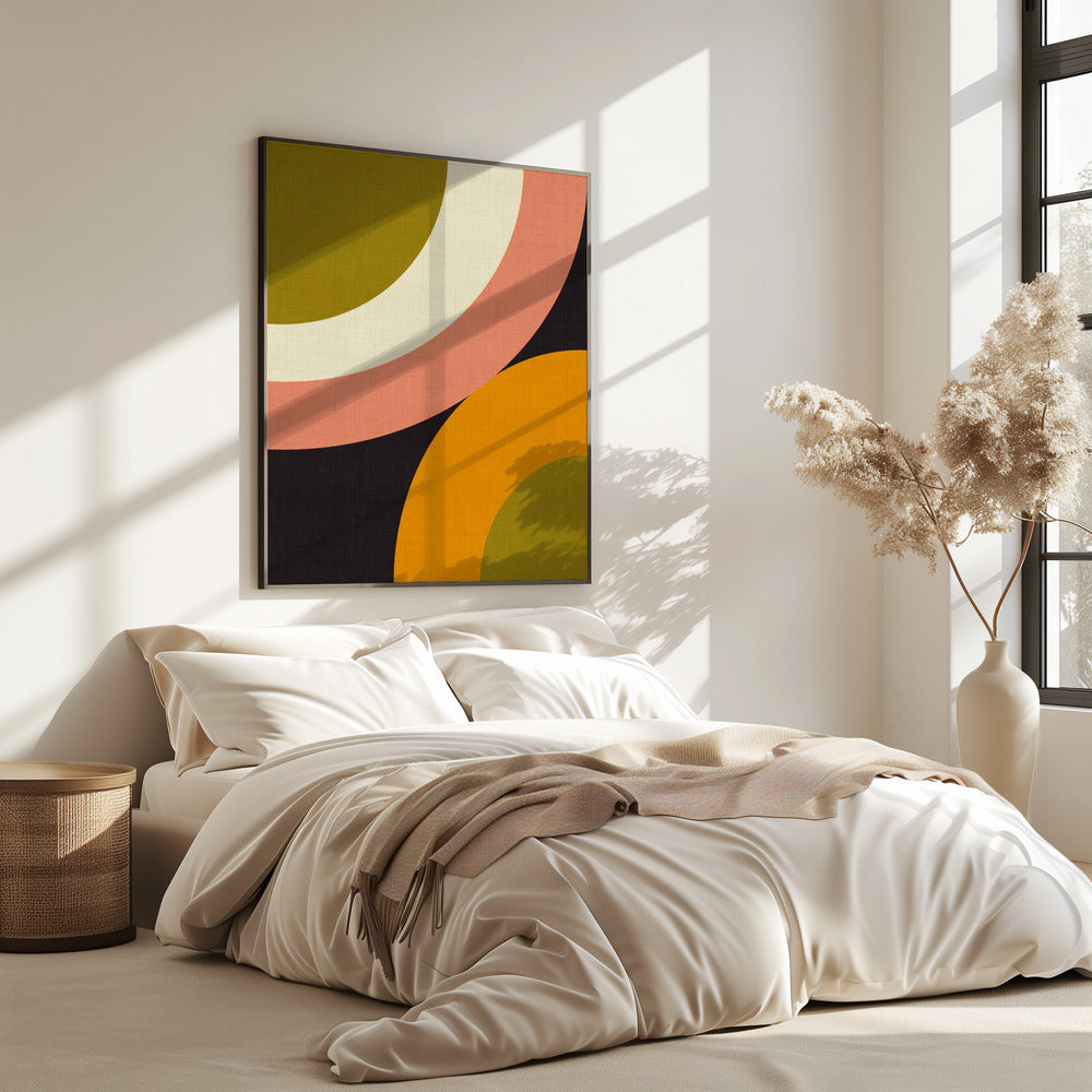Geo Shapes Herfst 21 Afgerond | Poster