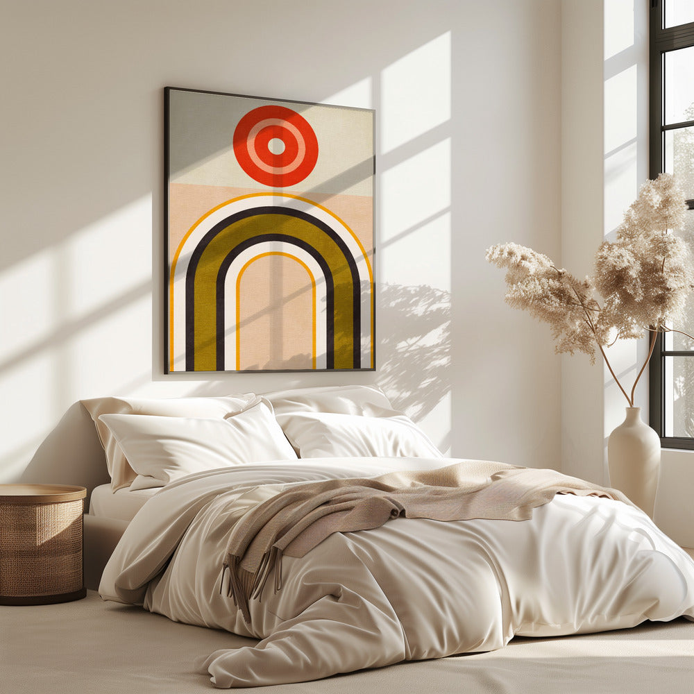 Regenboog Zonnen 9 | Poster